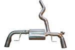2020-2024 BMW G20, 330i,430i 2.0L Axleback T304 Stainless Steel Brushed 3.5 Inch Outlet Tips Valvetronic Designs