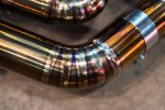 ⁦2019-2025 BMW G20, M340i 3.0L Catback Grade 5 Titanium Brushed 3.5 Inch Outlet Tips Valvetronic Designs⁩ - الصورة ⁦3⁩