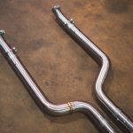 2017-2023 BMW G30, M550i 4.4L Catback T304 Stainless Steel Foged Carbon 3.5 Inch Outlet Tips Valvetronic Designs