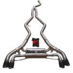 2019-2025 BMW G42, M240i 3.0L Catback T304 Stainless Steel Forged Carbon 3.5 Inch Outlet Tips Valvetronic Designs