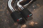 ⁦2019-2025 BMW G42, M240i 3.0L Catback Grade 5 Titanium Forged Carbon 3.5 Inch Outlet Tips Valvetronic Designs⁩ - الصورة ⁦3⁩