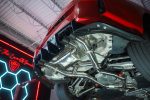 ⁦2022-2025 BMW G87, M2 3.0L Axleback T304 Stainless Steel Carbon Fiber 4.0 Inch Outlet Tips Valvetronic Designs⁩ - الصورة ⁦3⁩