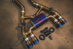 2022-2025 BMW G87, M2 3.0L Axleback Grade 5 Titanium Brushed 3.5 Inch Outlet Tips Valvetronic Designs - Image 2