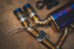 2022-2025 BMW G87, M2 3.0L Axleback Grade 5 Titanium Brushed 3.5 Inch Outlet Tips Valvetronic Designs - Image 5