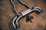 ⁦2025-2026 BMW G90, G99 M5 4.4L Catback Exhaust System Grade 5 Titanium Titanium 4.0 Inch Outlet Tips Valvetronic Designs⁩ - الصورة ⁦2⁩