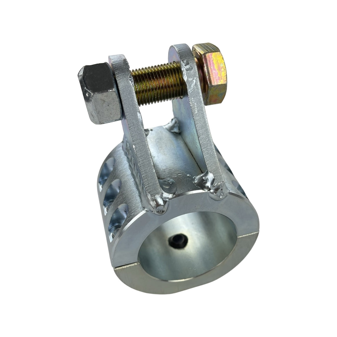 DC109_1-JJSP Apex Chassis Heavy Duty Stabilizer Clamp Double Shear Hydro Assist Zinc 1.5 Inch ID - Image 1