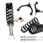2013-2018 Ram 1500 No Rebel 3.5 Inch Front 3 Inch Rear Lift Kit Air Suspension Conversion with Front Upper Control Arms Freedom Off-Road