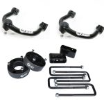 3 Inch Front Strut Spacer/2 Inch Rear Lift Blocks w/ U Bolts and Front Upper Control Arms Freedom Off-Road