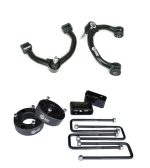 3 Inch Front Strut Spacer/2 Inch Rear Lift Blocks w/ U Bolts and Front Upper Control Arms Freedom Off-Road