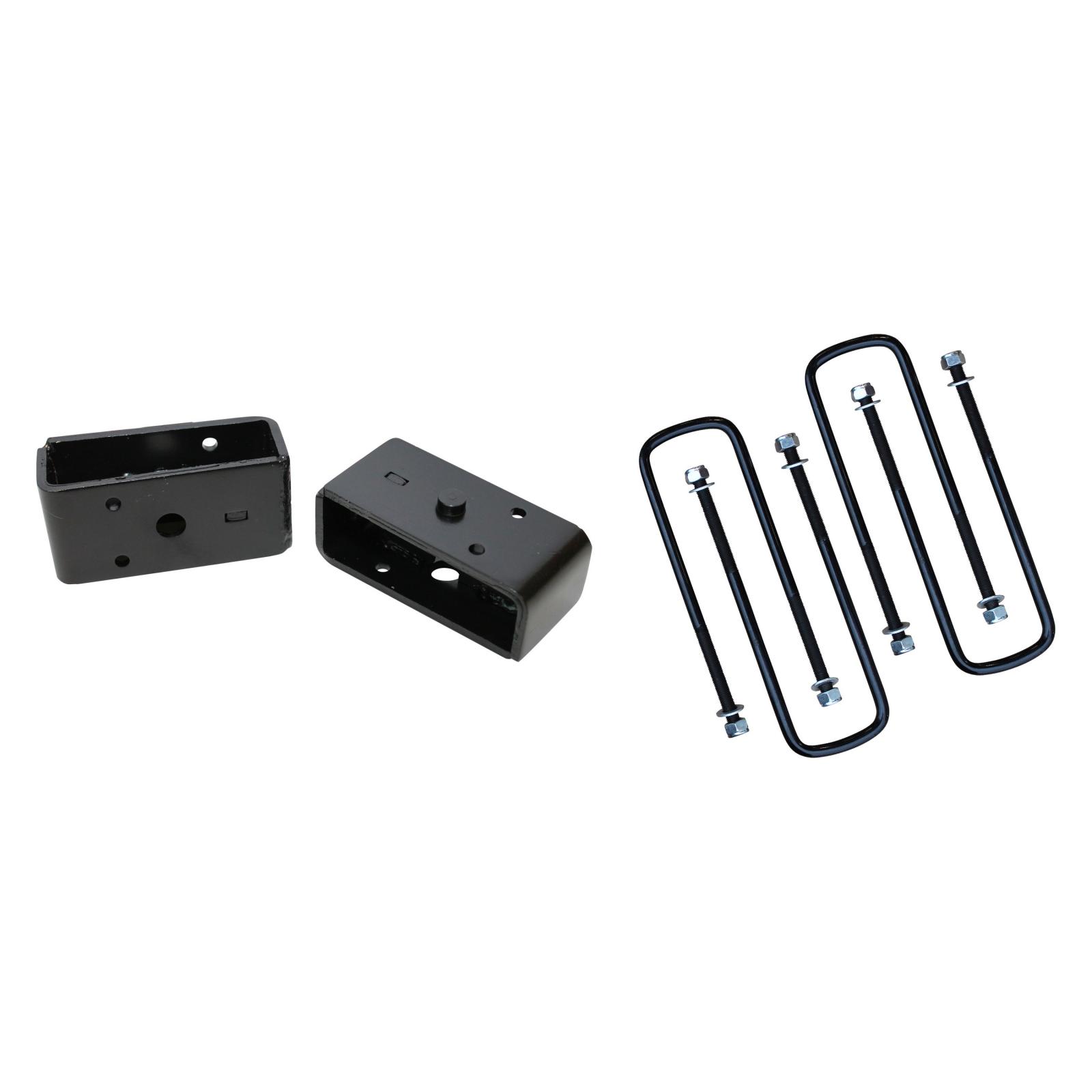 FO-G301F30FO-U30120FO-G403FO-G301-RWD_3-GHNX 3 Inch Front 2 Inch Rear Blocks w/ U-Bolts Lift Leveling Kit with Shocks 99-06 Silverado/Sierra 1500 RWD Freedom Off-Road - الصورة 1