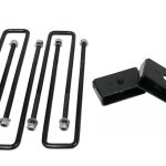 2 Inch Rear Lift Blocks w/Extended U-Bolts 11-24 Silverado/Sierra 2500 HD/3500 HD Freedom Off-Road