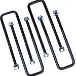 4 Pcs Square U Bolts for 2.5 Inch Wide Leaf Springs 10.5 Inch Long 88-99 chevrolet C1500/K1500, 99-19 Silverado/Sierra 1500/01-06 Silverado/Sierra 1500 HD/ 01-20 Siverado 2500 HD/99-95 Tahoe, 94-10 Ram 1500 Freedom Off-Road