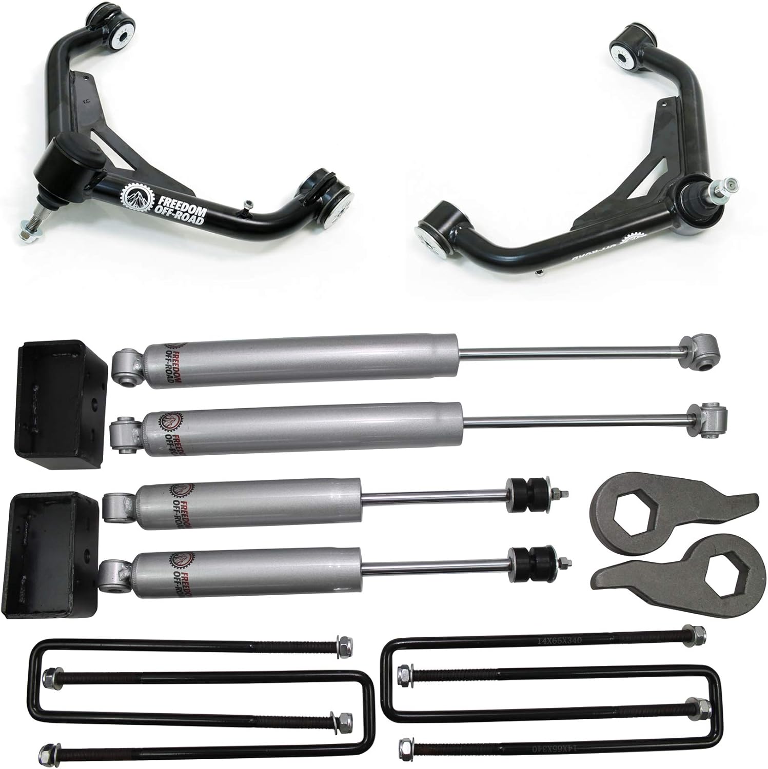 FO-G502-KITFO-G702FU-GHNX 1-3 Inch Leveling Lift Kit w/ Shocks and Control Arms Freedom Off-Road - Image 1