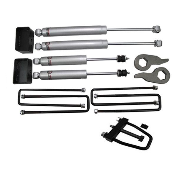 FO-G502-KITFO-UTTOOL2_0-GHNX 1-3 Inch Leveling Kit w/Shocks and Torsion Key Tool 01-06 Silverado/Sierra 1500 HD 01-10 Silverado 2500 HD/3500 HD Freedom Off-Road - Image 1