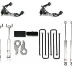 3 بوصة أمامية + 2 بوصة خلفية رفعة أمامية (Leveling Kit) مع مساعدات (Shocks) دقة 11- أذرعة / مقصات (Control Arms) 19 / Silverado 2500 Sierra HD / 3500 HD Freedom Off-Road