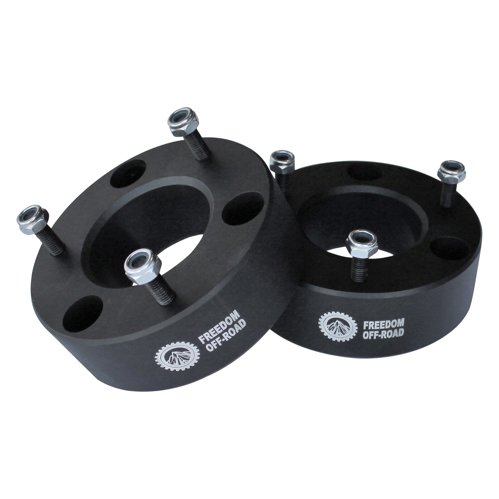 FO-G603-3AL-GHNX 3 Inch Lift Kit Front Spacers w/ Rear Blocks 07-18 Chevrolet Silverado 1500/07-18 GMC Sierra 1500 Freedom Off-Road - الصورة 1
