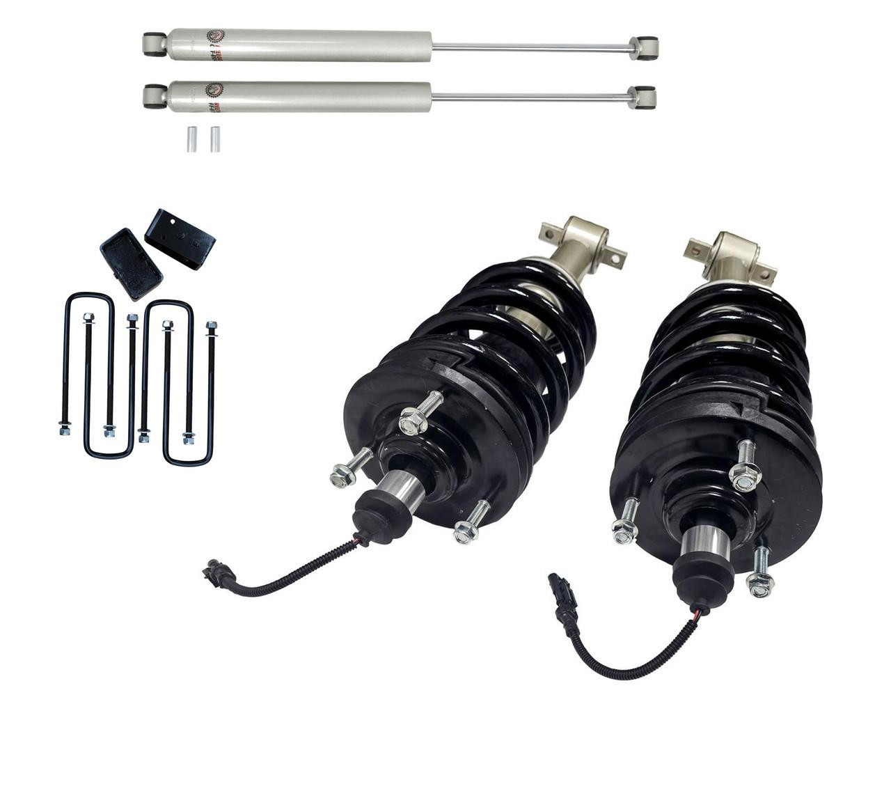 FO-G803-25MR-KITFO-G301R-GHNX 2.5 Inch Lift Mag Ride Delete Loaded Struts with Rear 2 Inch Blocks and Shocks Freedom Off-Road - الصورة 1