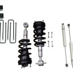 مقاس 3.5 بوصة Lift Kit أمامي مع مقاطع مساعدات أمامية (Struts) خلفية مقاس 3 بوصات وموديلات 07- مساعدات (Shocks) 18 1500/ Chevrolet Silverado 07-18 1500 GMC Sierra Freedom Off-Road