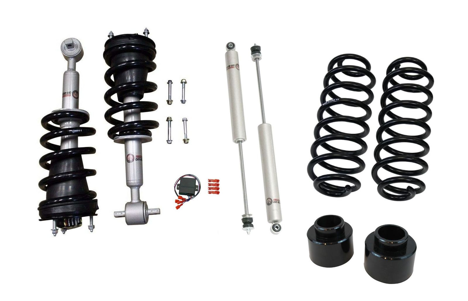 FO-G803-AIR-CONV-GHNX 3 Inch Lift Kit Air Suspension Conversion 2007-2013 Tahoe/Suburban 1500/ Yukon/Yukon XL 1500/Escalade Freedom Off-Road - Image 1