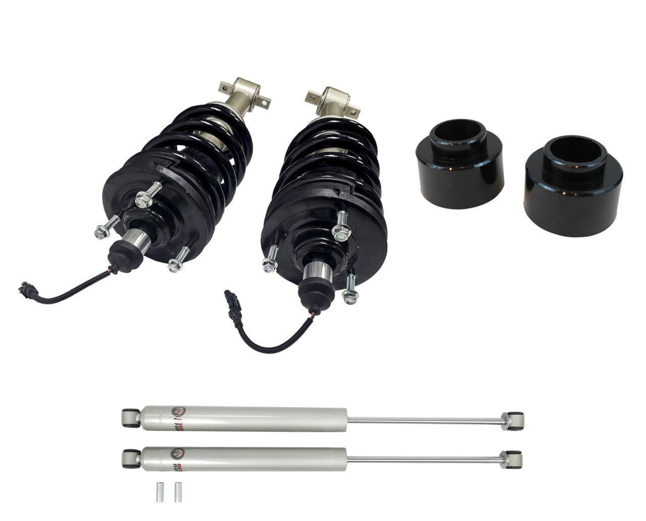 FO-G803F20-MRFO-D30220RFO-G303R-GHNX 2 Inch Lift Mag Ride Delete Loaded Struts with Rear 2 Inch Spring Spacers and Shocks Freedom Off-Road - Image 1