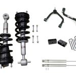 3 Inch Front Lift Struts w/ 2 Inch Rear Blocks, Shocks, and Front Upper Control Arms Freedom Off-Road