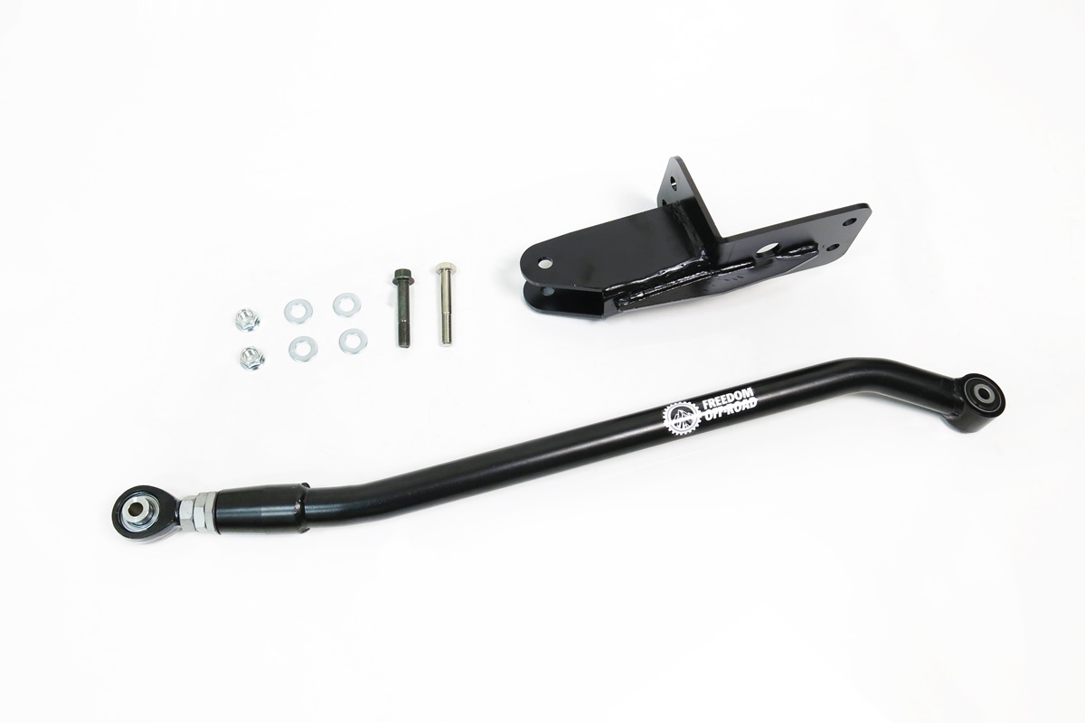 FO-J1001-4560-GHNX Adjustable Front Track Bar 4-6.5 Inch Lift W/Bracket 84-01 Cherokee 86-92 Comanche 93-98 Grand Cherokee Freedom Off-Road - الصورة 1