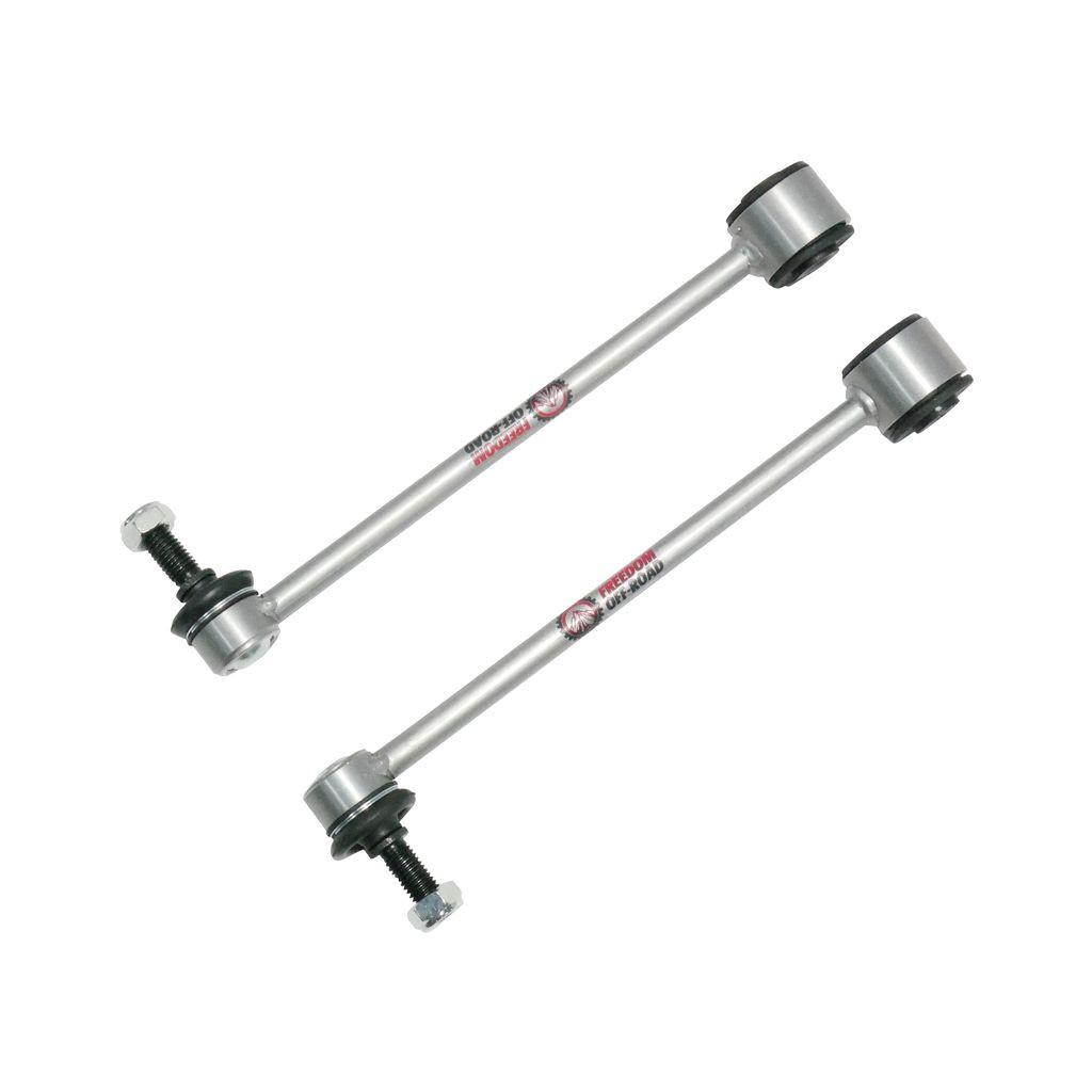 FO-J40420F-ZN-GHNX Front Extended Zinc-Nickel Sway Bar End Links for 2-3.5 Inch Lift 07-18 Jeep Wrangler JK/ 20-Present Jeep Gladiator JT Freedom Off-Road - الصورة 1