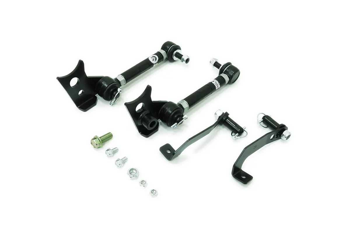 FO-J404F-ADJ-GHNX Adjustable Front Sway Bar Quick Disconnect Kit 2.5-6 Inch 2018-Present Jeep Wrangler JL 2020-Present Jeep Gladiator JT Lift Freedom Off-Road - الصورة 1
