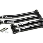 Adjustable Front Upper + Lower Control Arms for 0-4.5 Inch Lift 07-18 Wrangler JK Freedom Off-Road