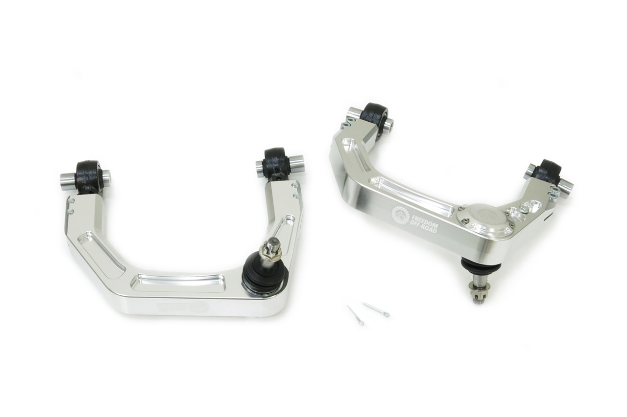 FO-T702FU-BT-GHNX Billet Front Upper Control Arms for 2-4 Inch Lift 10-23 GX460 03-09 GX470 03-Up 4Runner 07-14 FJ Cruiser Freedom Off-Road - Image 1