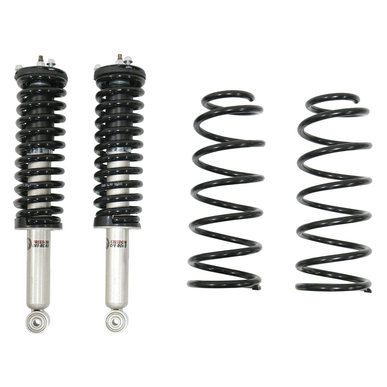 FO-T805-2-2-KIT-GHNX 2 Inch Front Lift Struts with 2 Inch Rear Lift Springs 96-02 Toyota 4Runner Freedom Off-Road - الصورة 1