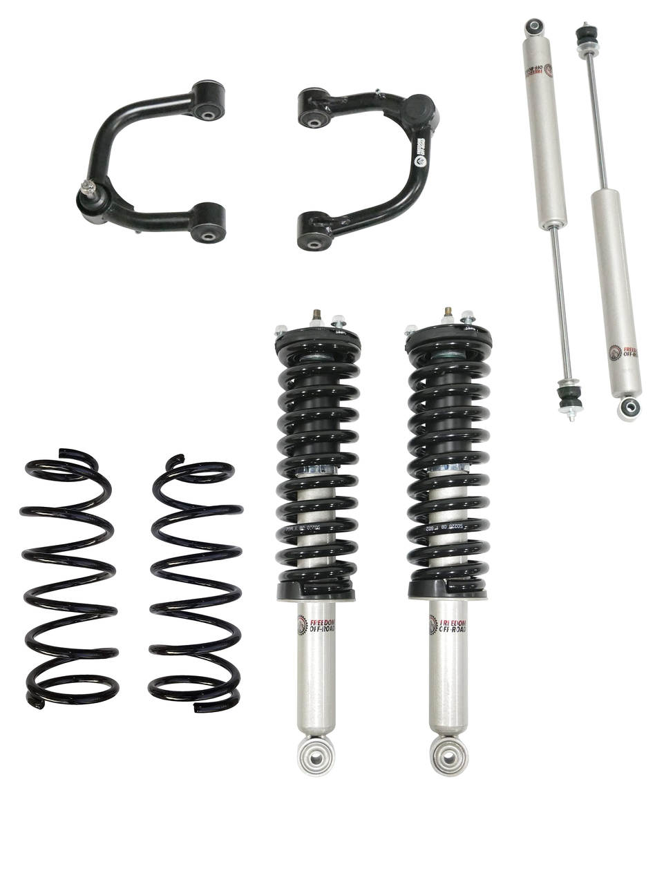 FO-T805-2-3-KITFO-T705FU-GHNX 3 Inch Lift Kit Front Struts w/ Rear Lift Springs, Shocks, and Control Arms 96-02 Toyota 4Runner Freedom Off-Road - Image 1