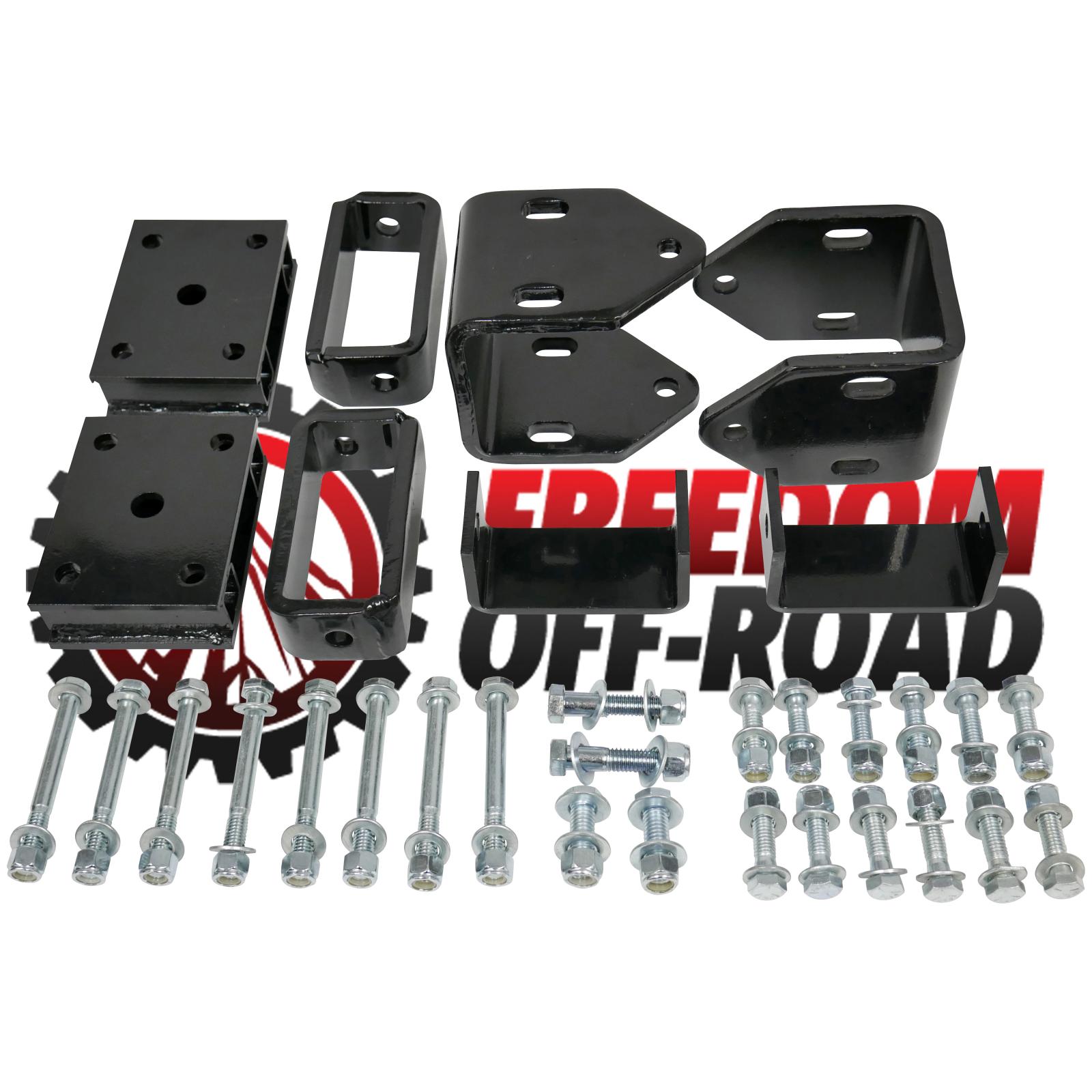 FOP-E30140_0-GHNX 4 Inch Block Golf Cart Lift Kit EZGO TXT Medalist Gas Models 95-96 Yamaha G14 A Ultima Freedom Off-Road - Image 1