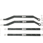 High Clearance Heavy Duty Radius Rod Set (4) - Black 17-24 Polaris RZR Freedom Off-Road