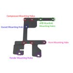 Jeep JK/JKU ARB Twin Compressor Mounting Bracket Kit Grimm Offroad