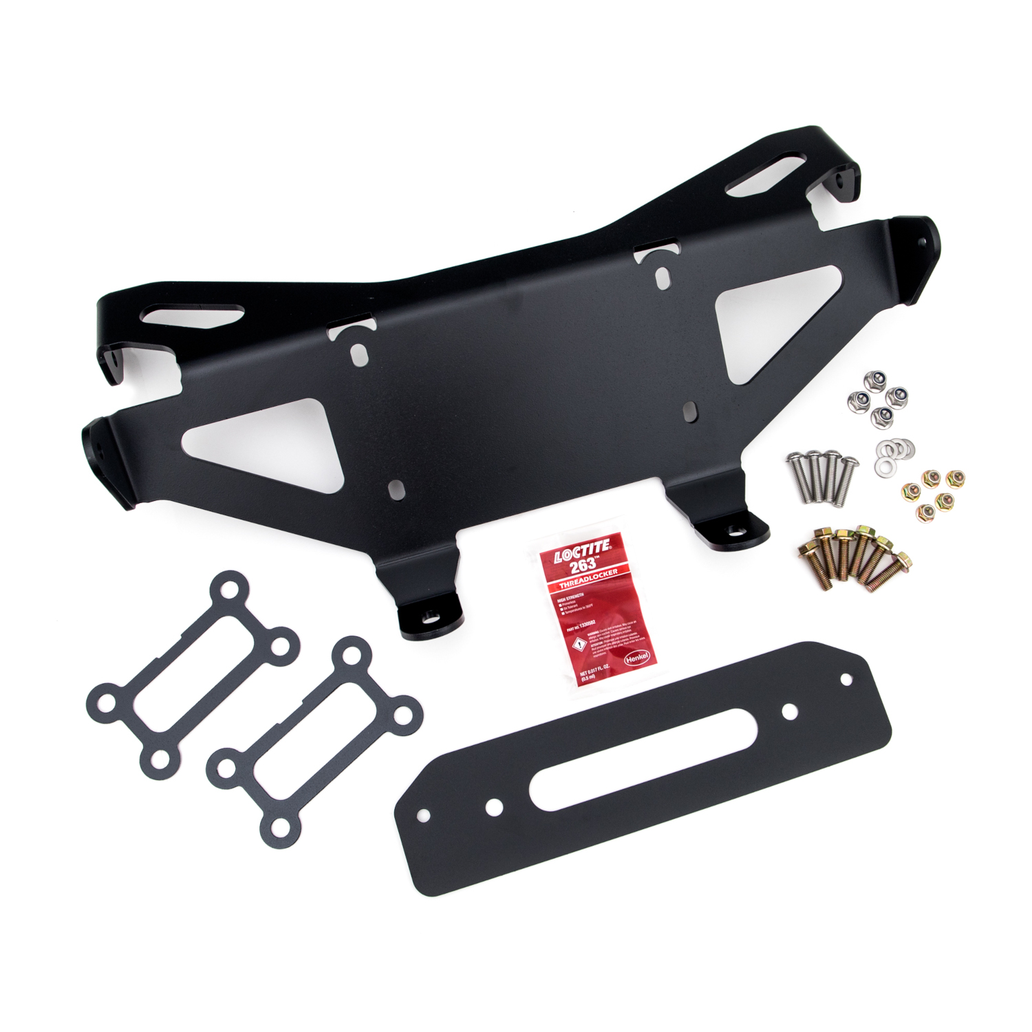 GOR10067-JZBB Jeep JL/JT Steel Bumper Winch Mount Grimm Offroad - الصورة 1