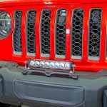 Jeep JL/JT Steel Bumper Center Light Mount Grimm Offroad - Image 2