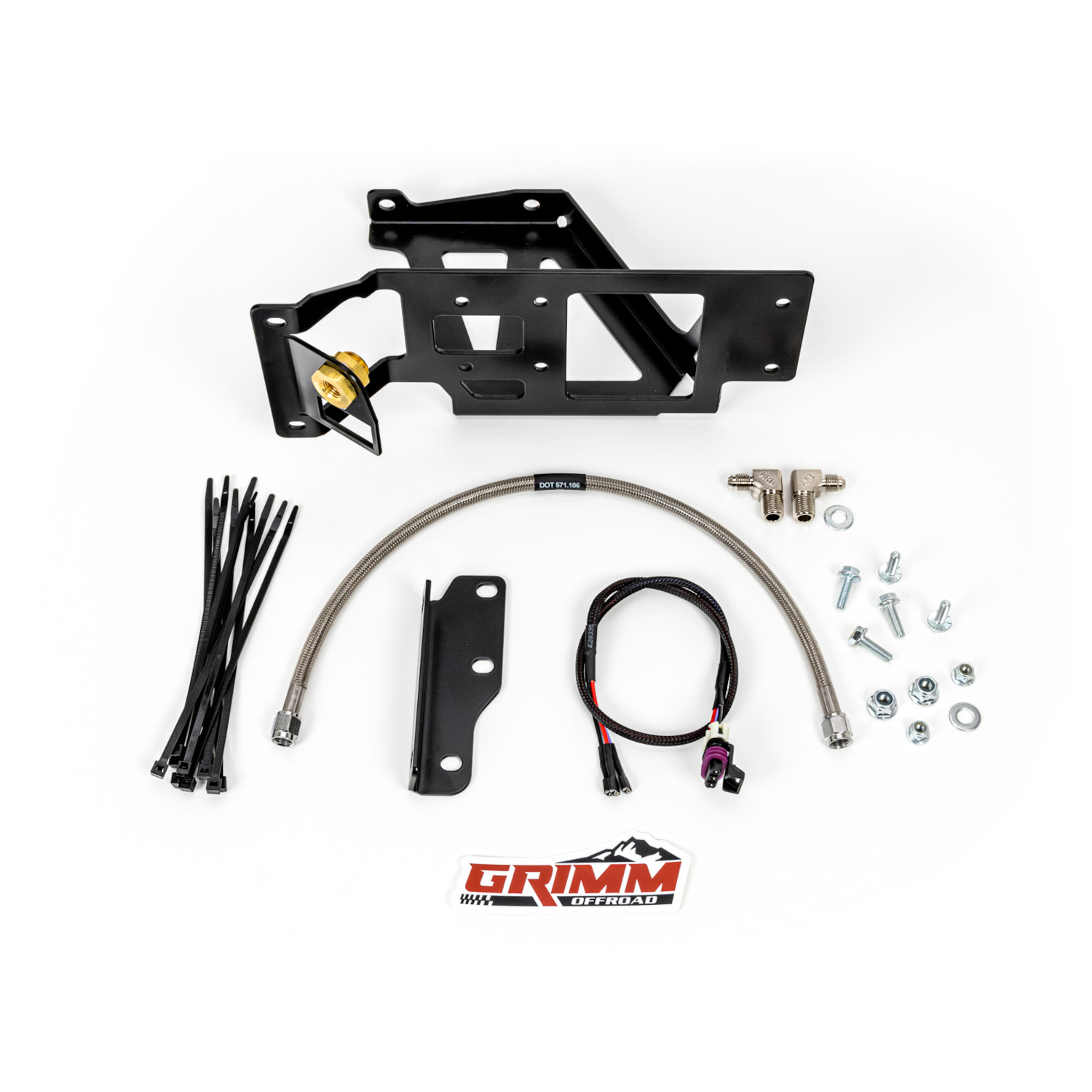 GOR10145-JZBB 2016-2023 Toyota Tacoma ARB Twin Compressor Mounting Bracket Kit Grimm Offroad - Image 1