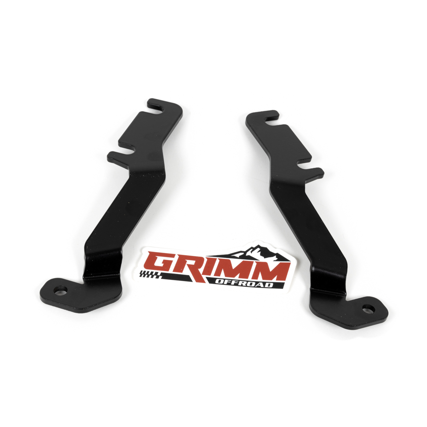 GOR10213_4-JZBB 05-15 Toyota Tacoma Hood Hinge Light Bracket Kit Grimm Offroad - Image 1