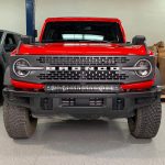 Bronco Steel Front Bumper 30In Center Light Mounting Bracket Kit Grimm Offroad - Image 2