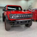 Bronco Steel Front Bumper 40In Center Light Mounting Bracket Kit Grimm Offroad - Image 2