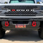 ⁦Bronco Steel Bumper Center Front License Plate Kit Grimm Offroad⁩ - الصورة ⁦2⁩