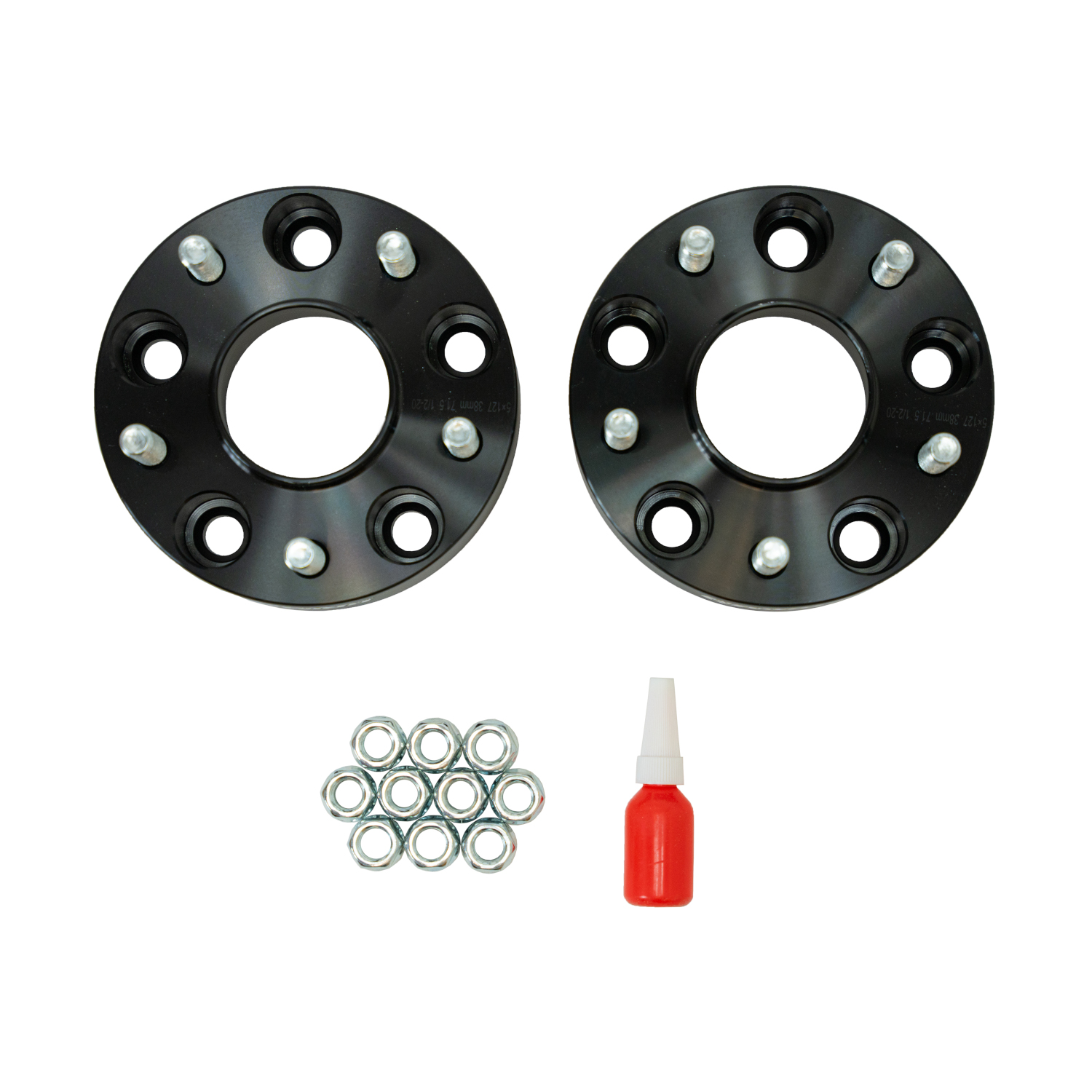GOR10734-JZBB Jeep Wrangler JK/JKU 5x5 1.5 Inch Wheel Spacer Kit Grimm Offroad - الصورة 1