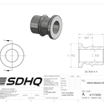 3/4 Inch - 1/2 Inch High Mis Alignment Spacer For Wssx12T- 17-4 Stainless Steel SDHQ Offroad