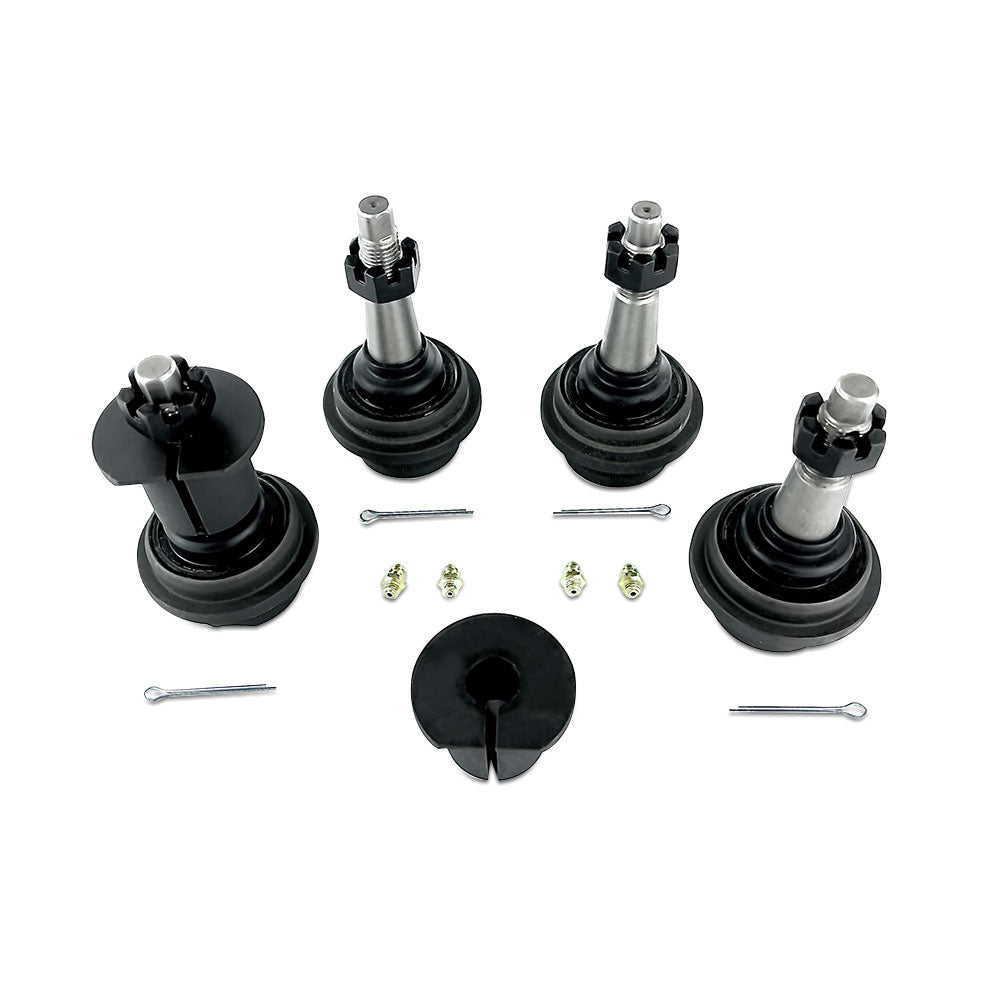 KIT113K-JJSP Apex Chassis Heavy Duty Knurled Ball Joint Kit 19-22 Jeep Gladiator JT 18-22 Jeep Wrangler JL/JLU Rubicon Mohave Sahara Sport Includes: 2 Upper and 2 Lower Apex Chassis - Image 1