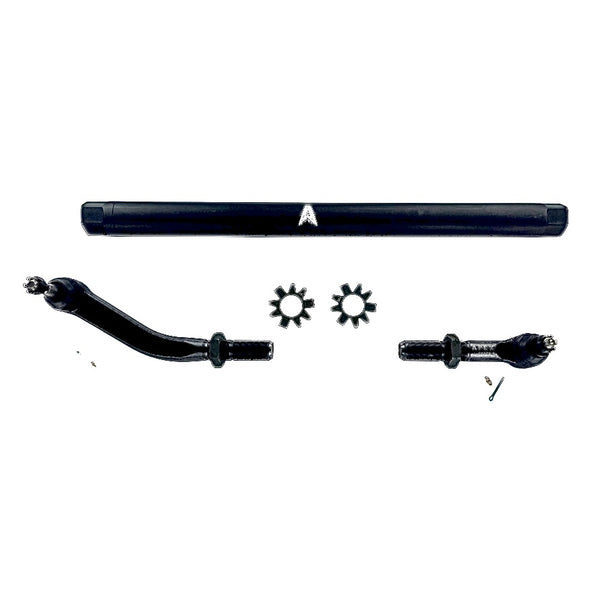 KIT123-JJSP Apex Chassis Heavy Duty 2.5 Ton No Flip Drag Link Assembly in Black Anodized Aluminum Fits: 19-22 Jeep Gladiator JT 18-22 Jeep Wrangler JL/JLU. Note: This NO-FLIP kit fits Dana 44 & Dana 30 axles with a lift of 4.5 inches or less - الصورة 1
