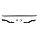 Apex Chassis Heavy Duty 2.5 Ton Tie Rod Assembly in Polished Aluminum Fits: 19-22 Jeep Gladiator JT 18-22 Jeep Wrangler JL/JLU Rubicon Mohave Sahara Sport. Note: This kit fits a Dana 30 axle