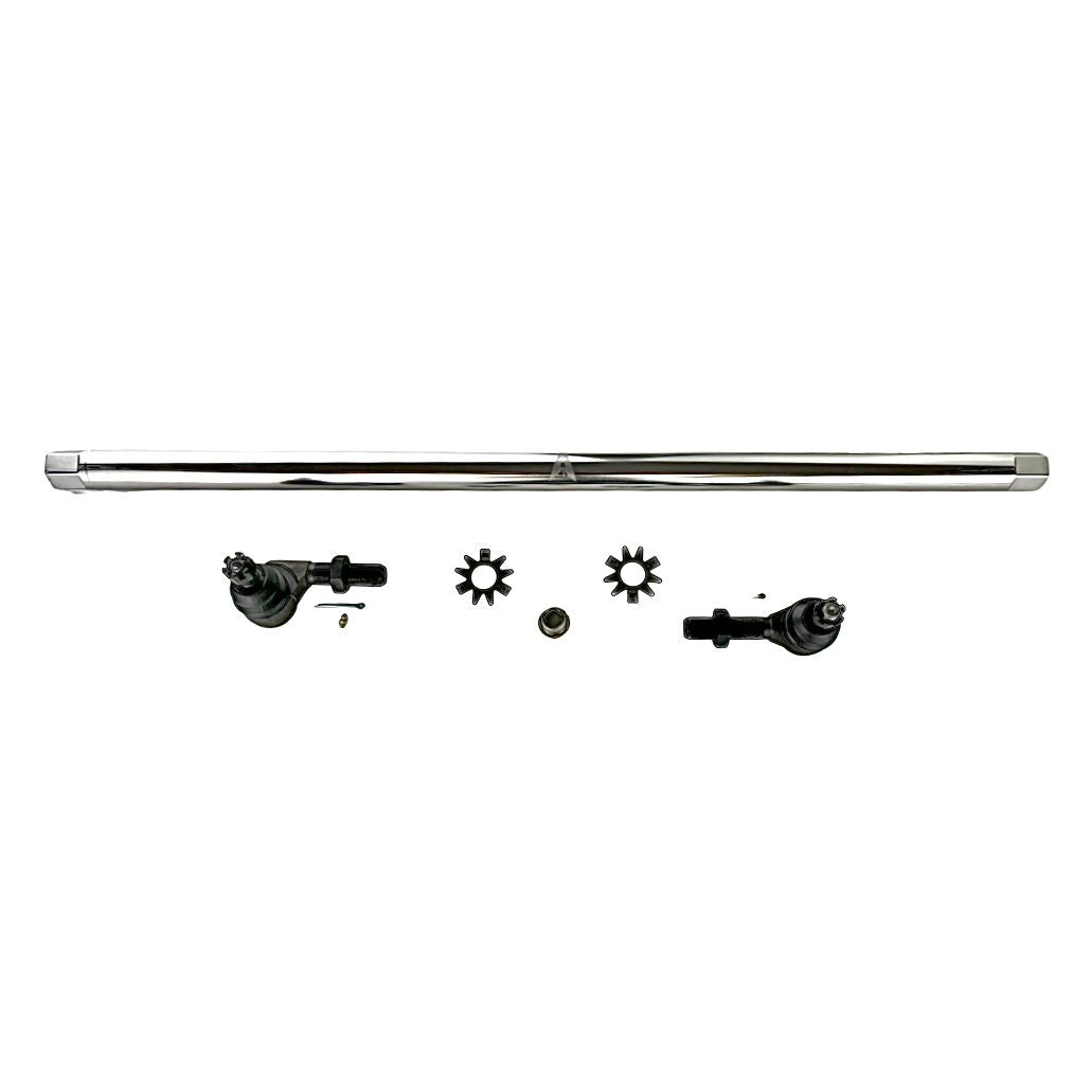 KIT158-JJSP Jeep Wrangler JK - 1 Ton Drag Link Kit - Polished Aluminum - Yes Flip Apex Chassis - Image 1