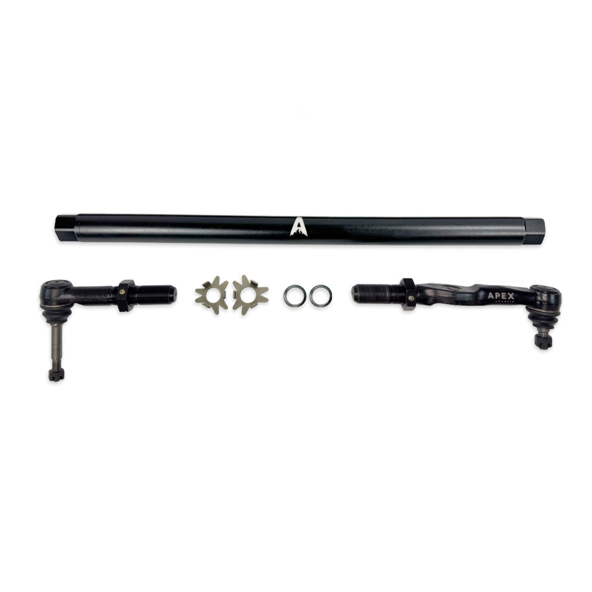 KIT373-STL-JJSP Heavy Duty DOM Steel Drag Link Assembly Fits: 17-25 F250/F350 Super Duty Apex Chassis - الصورة 1