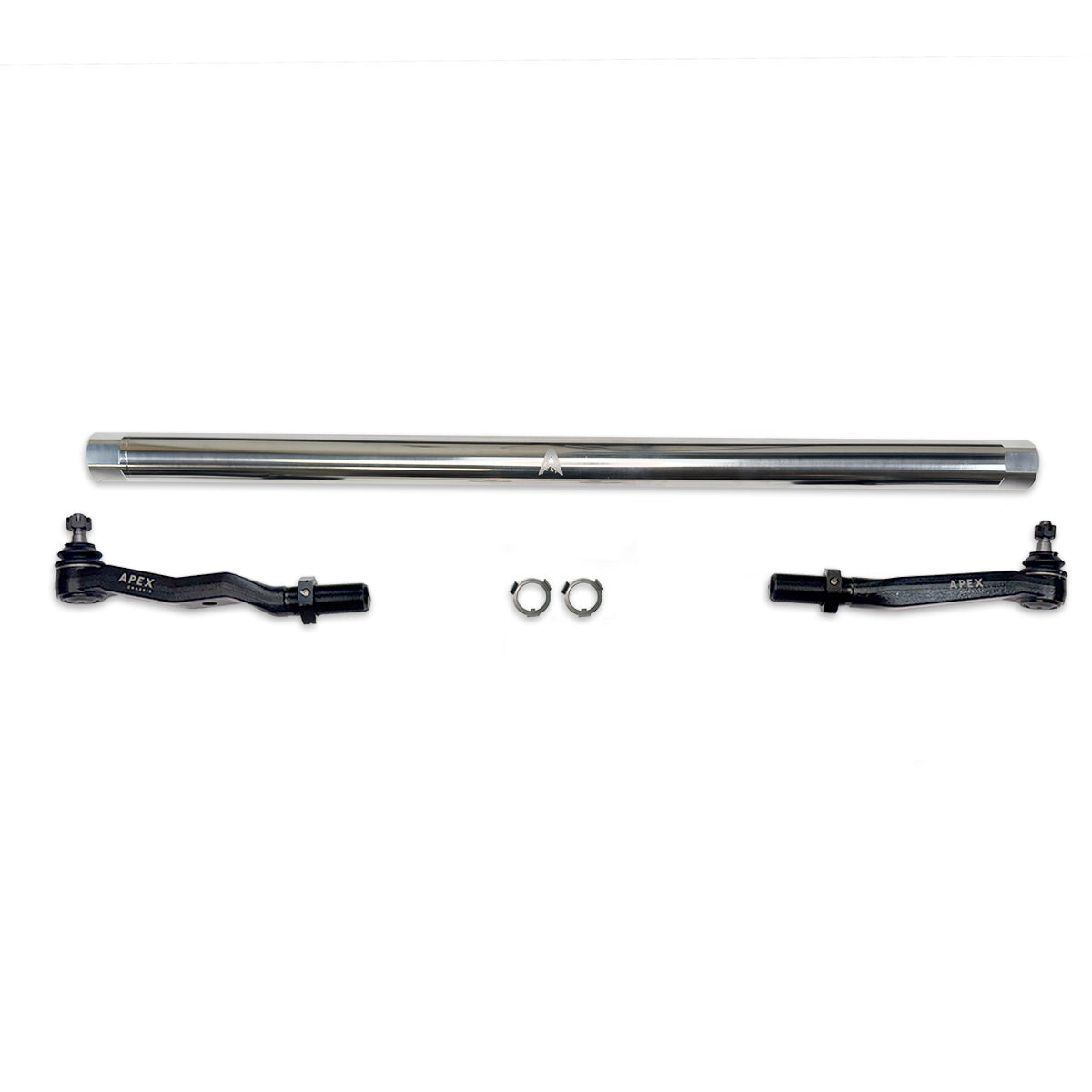 KIT381-POL-JJSP Heavy Duty ProLock Polished Aluminum Tie Rod Assembly Fits: 03-13 RAM 2500/3500 Apex Chassis - Image 1